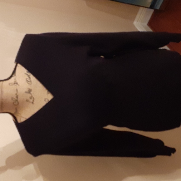 Isabella Maternity Ribbed Wrap Tie Sweater - Picture 3 of 9